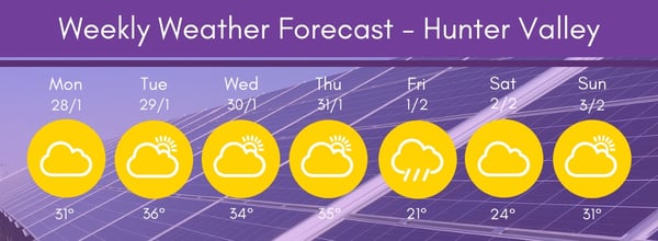 Hunter Region Weather 1 28-2 3 19