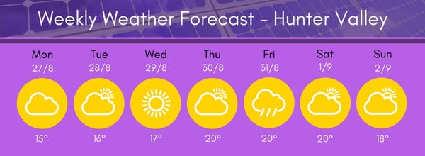 Hunter Region Weather 8 27-9 2 18